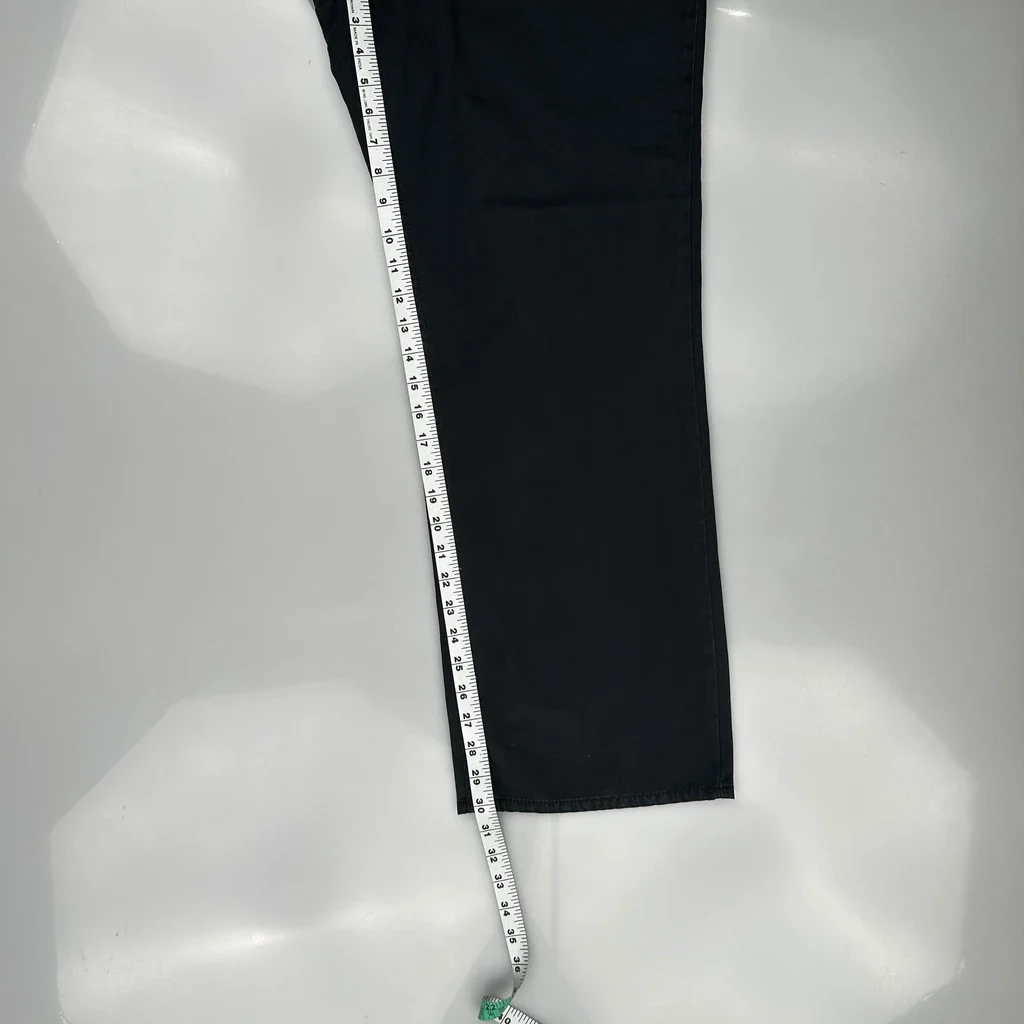 Tommy Hilfiger Trousers - 36W 30L Black Cotton - Image 5