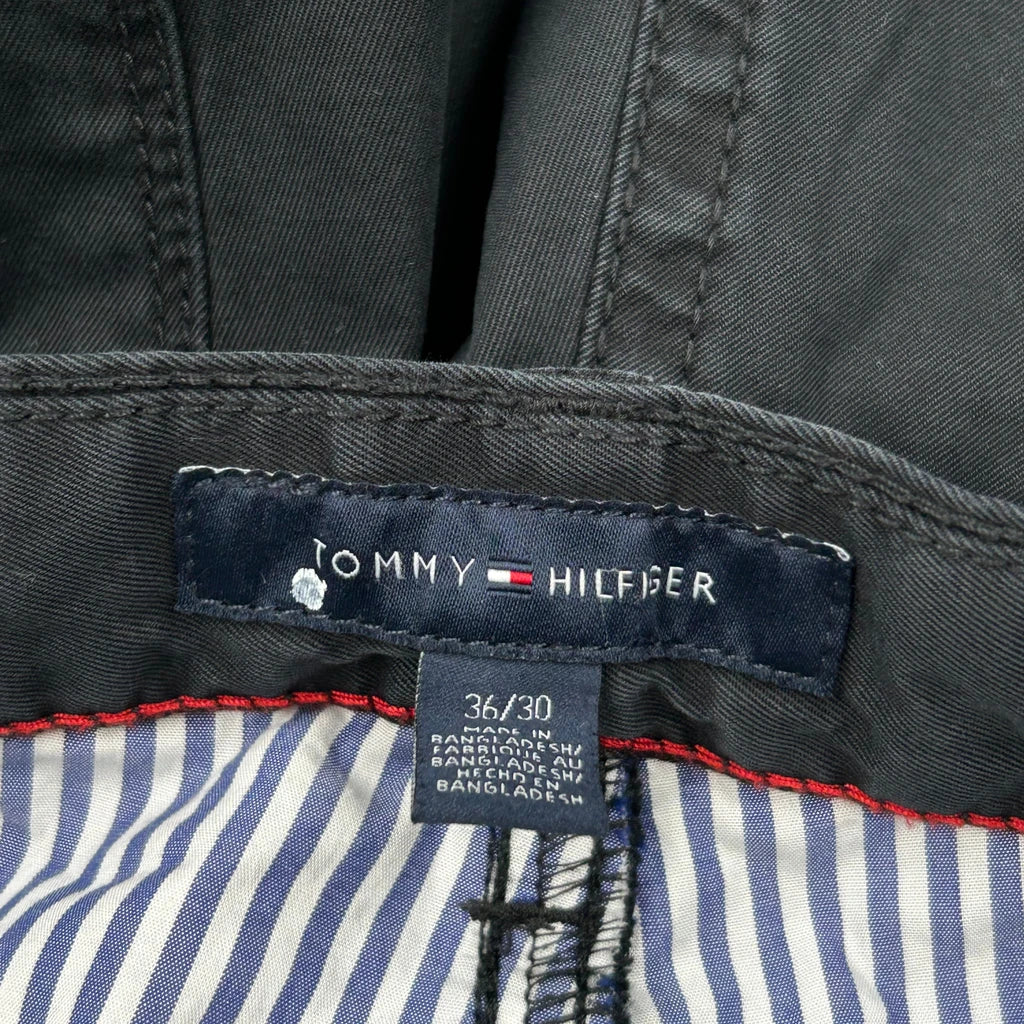 Tommy Hilfiger Trousers - 36W 30L Black Cotton - Image 6