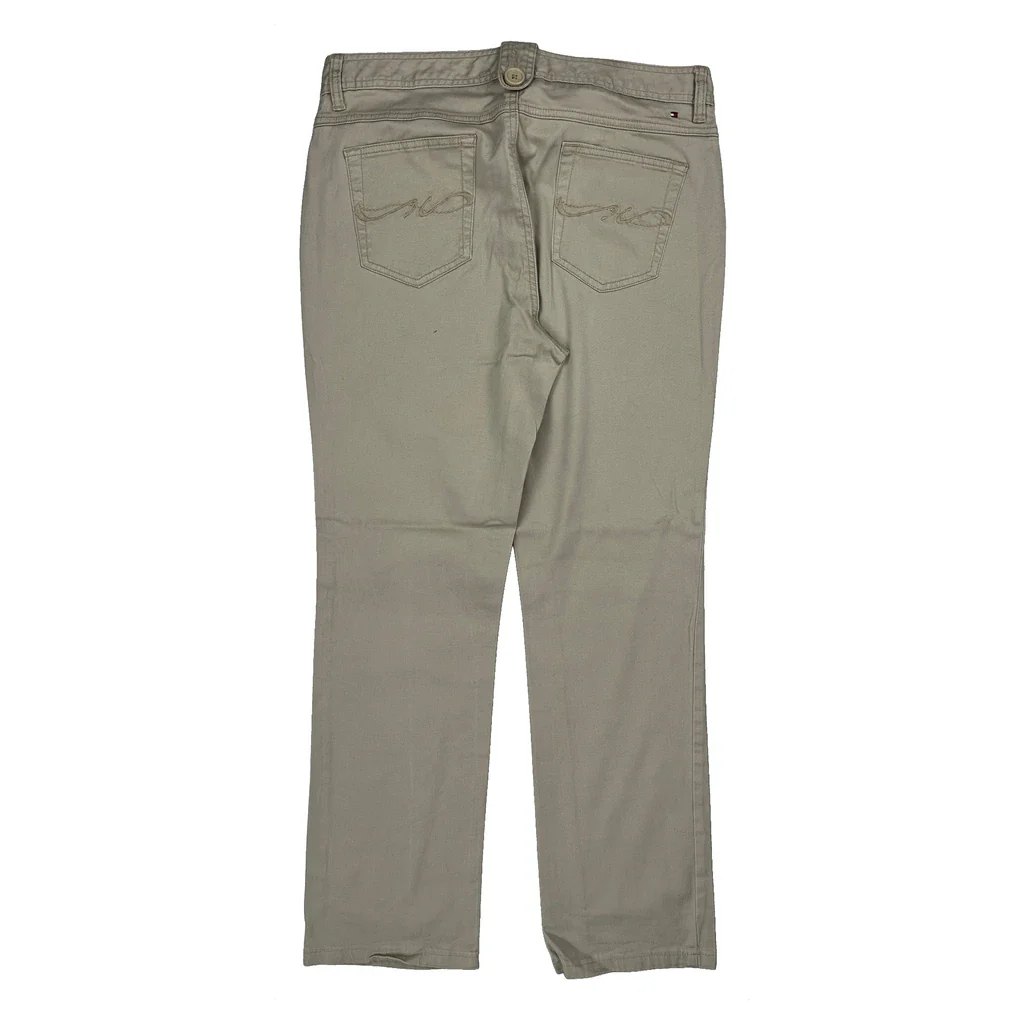 Tommy Hilfiger Trousers - 31W UK 12 Beige Cotton