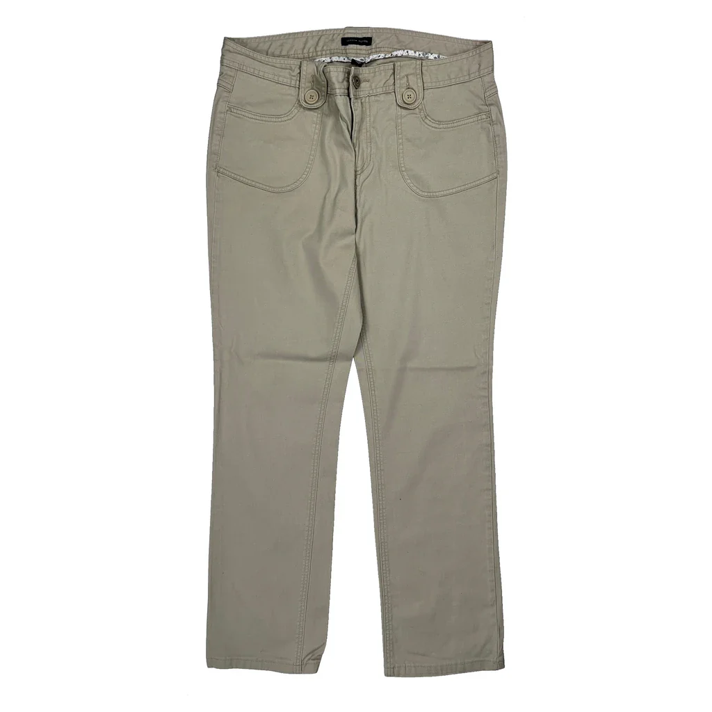 Tommy Hilfiger Trousers - 31W UK 12 Beige Cotton - Image 2