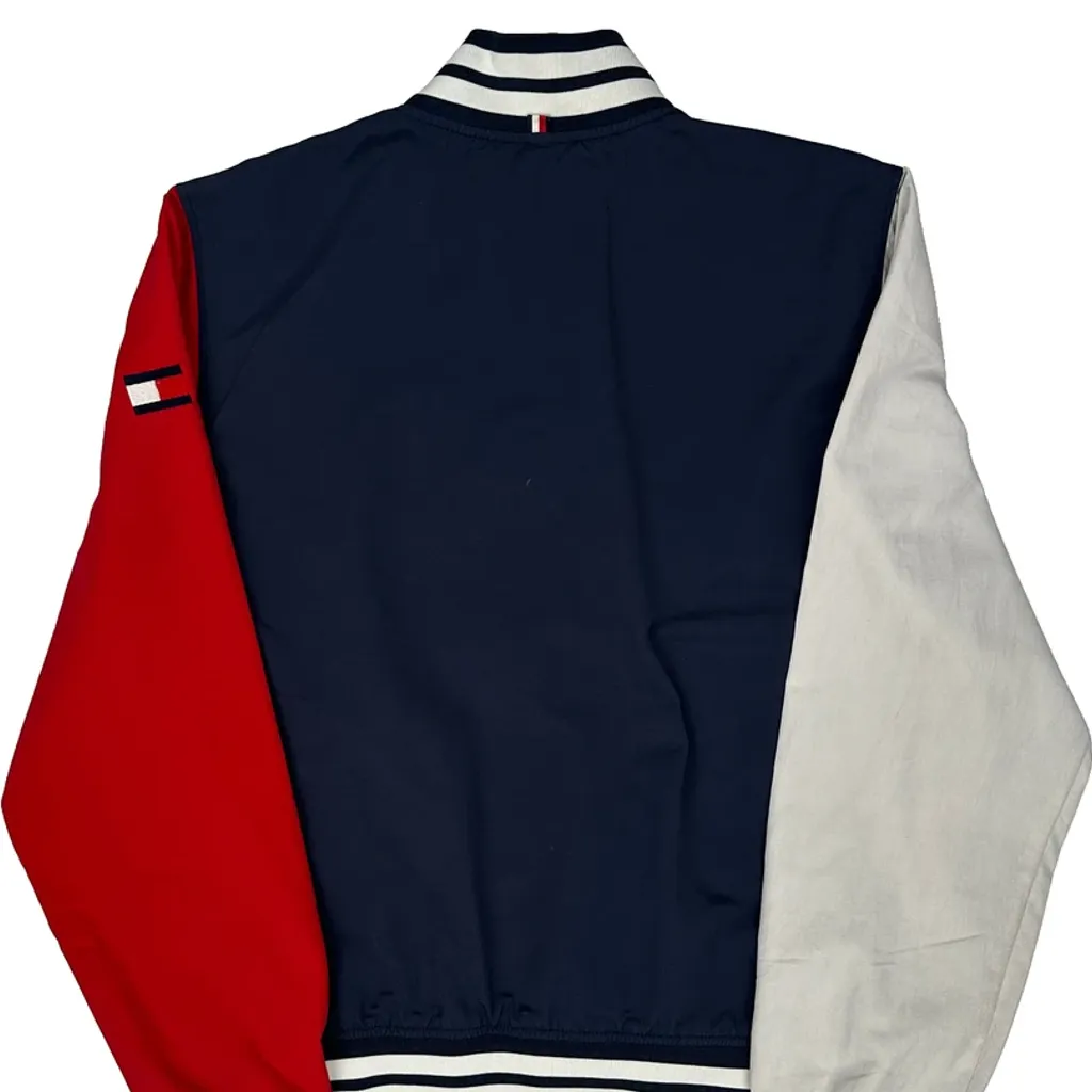 Tommy Hilfiger Varsity Jacket - Medium Navy Cotton - Image 7