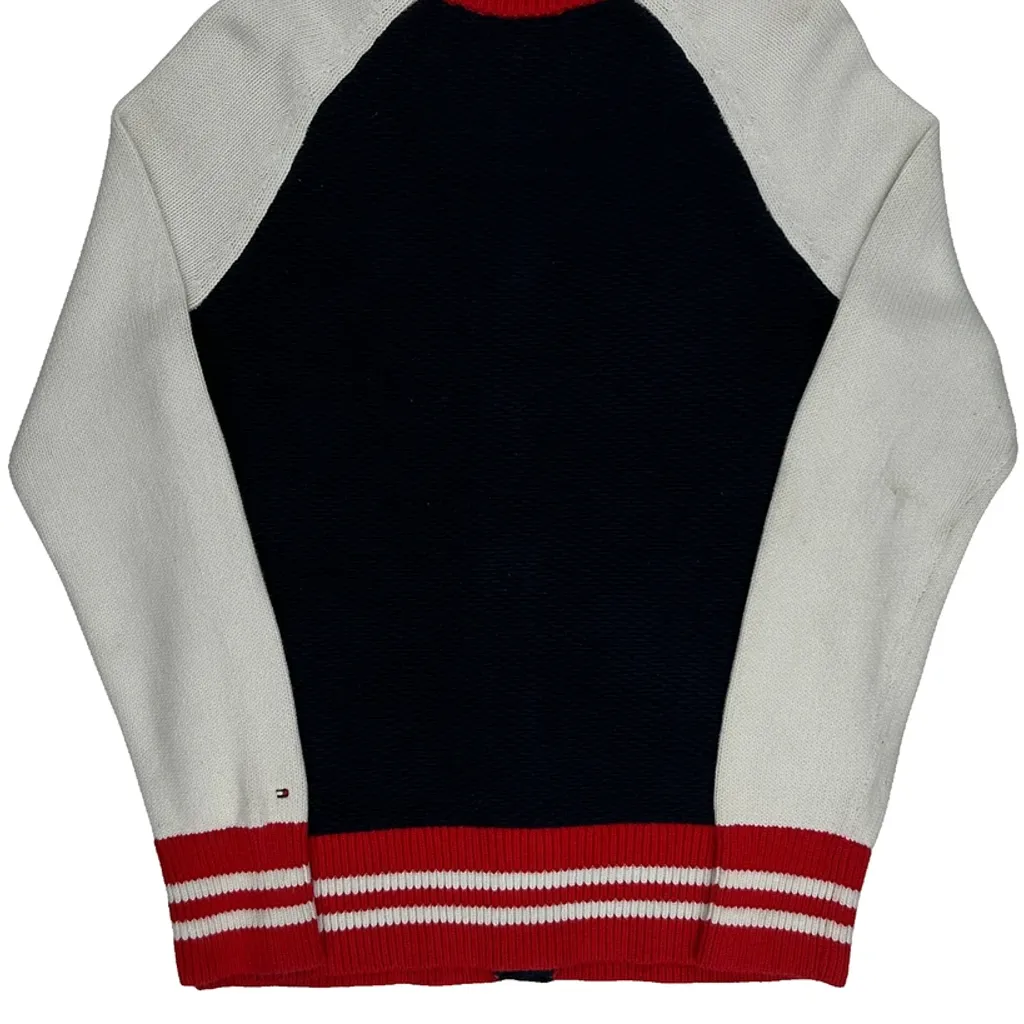 Tommy Hilfiger Varsity Jacket - Small Navy Cotton - Image 7