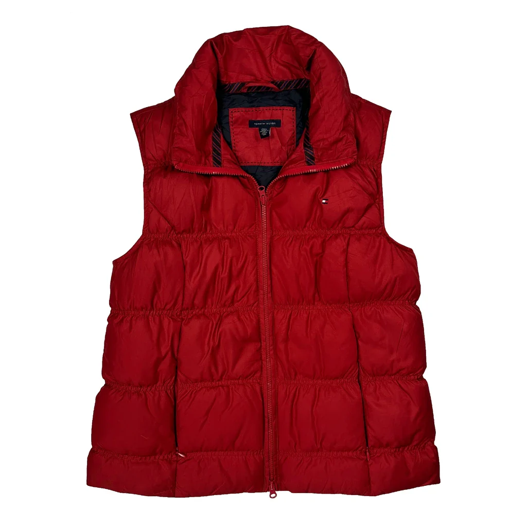 Tommy Hilfiger Vest - Large Red Polyester