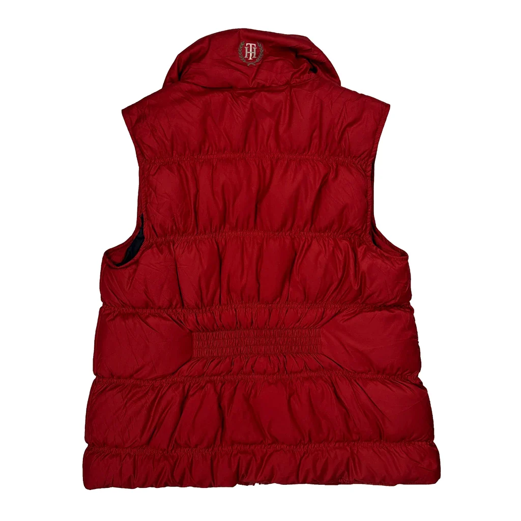 Tommy Hilfiger Vest - Large Red Polyester - Image 2