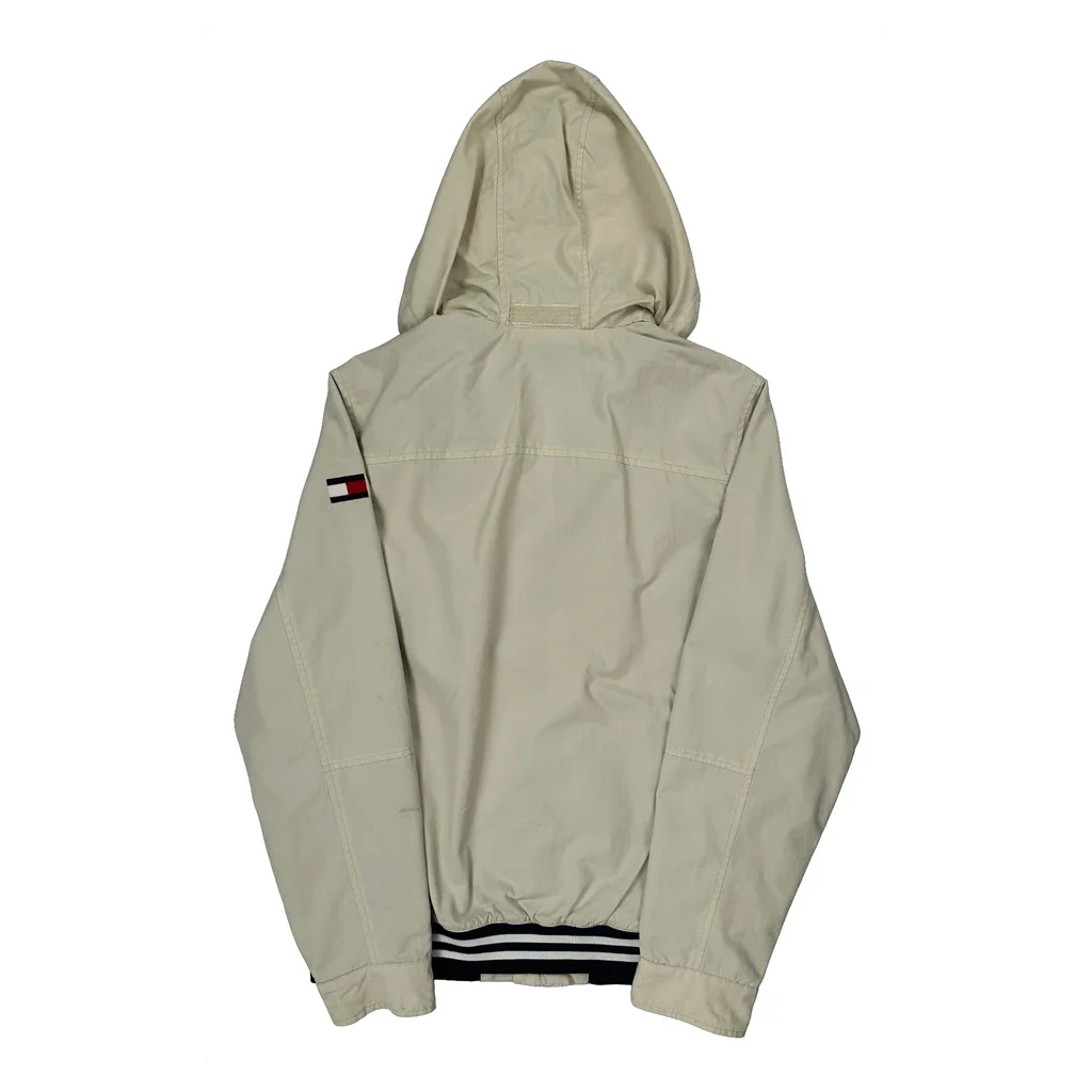Tommy Hilfiger Windbreaker - Small Beige Cotton - Image 2