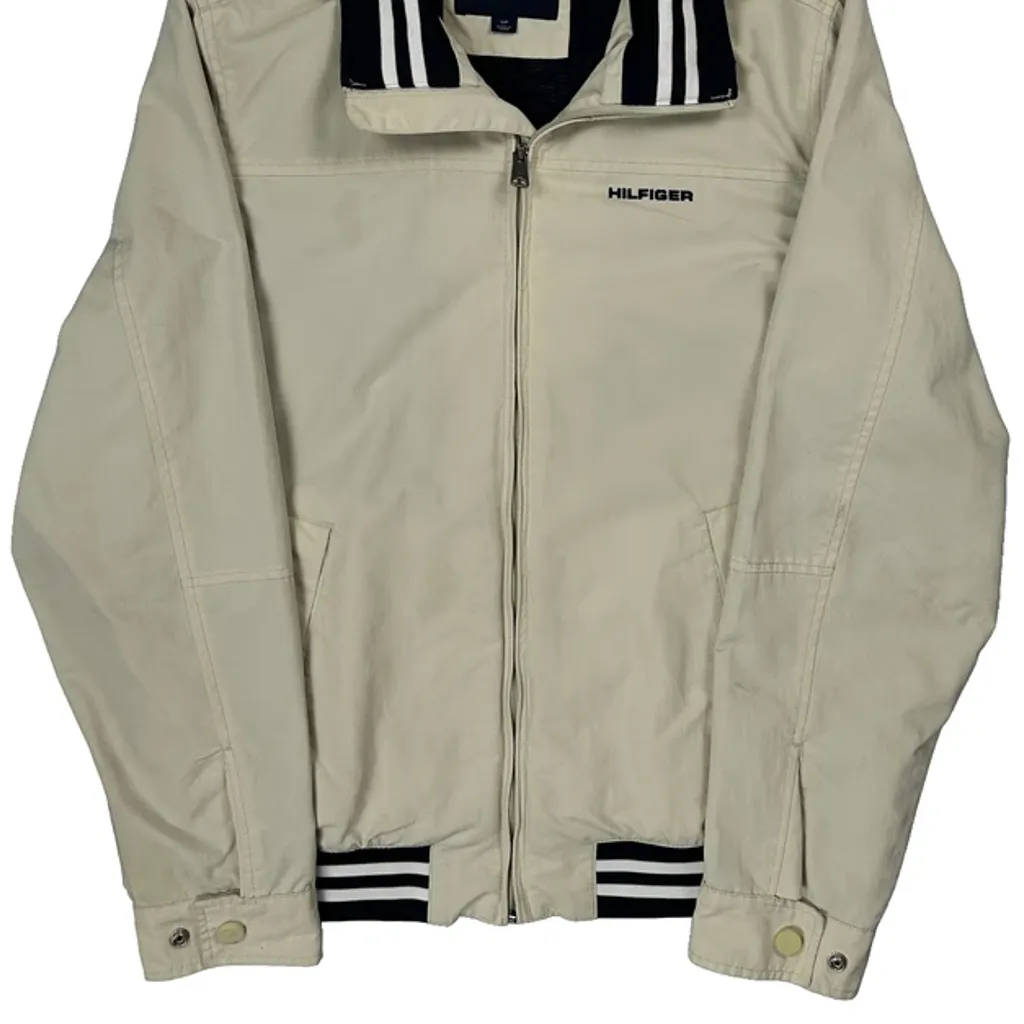 Tommy Hilfiger Windbreaker - Small Beige Cotton - Image 5