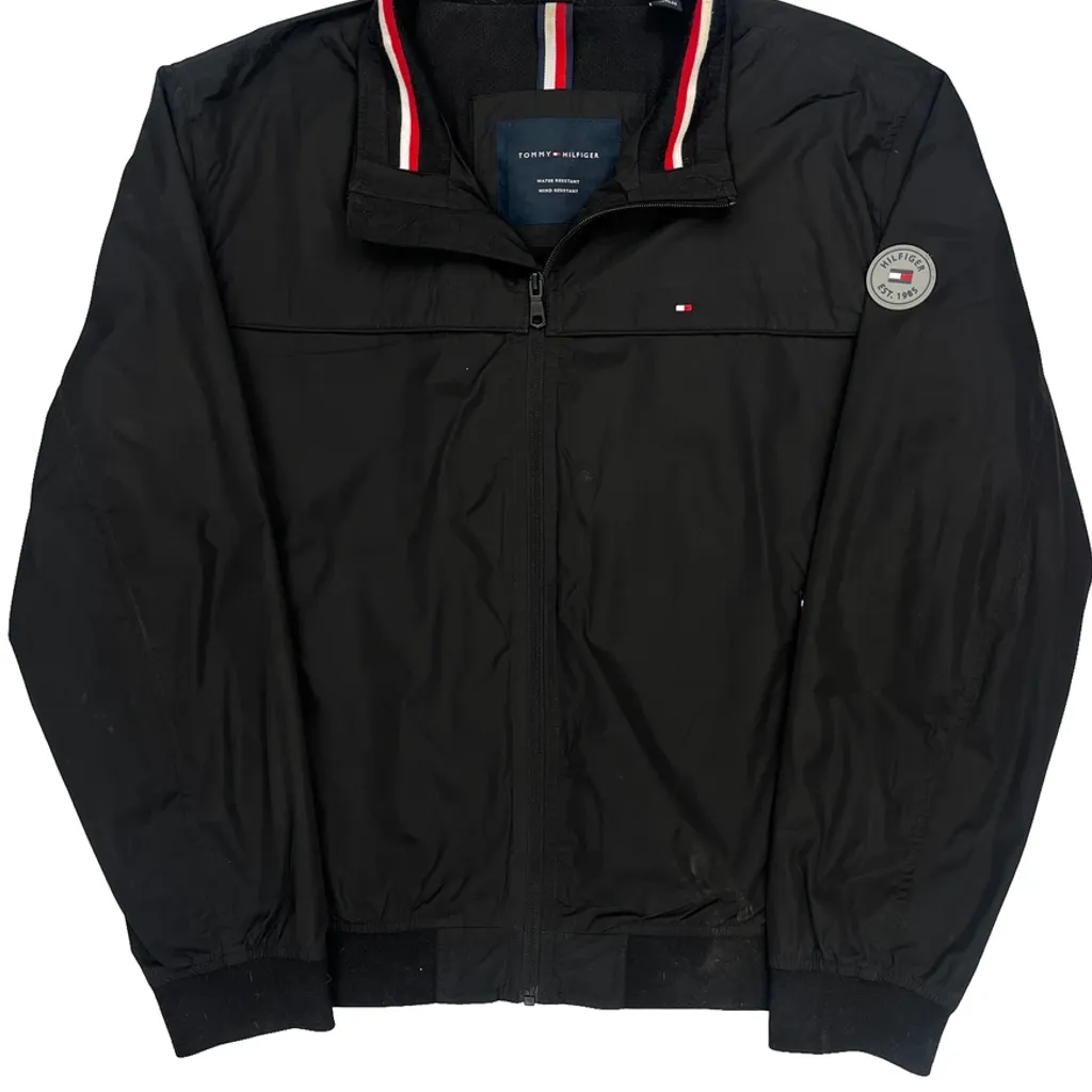 Tommy Hilfiger Windbreaker - Large Black Polyester - Image 5