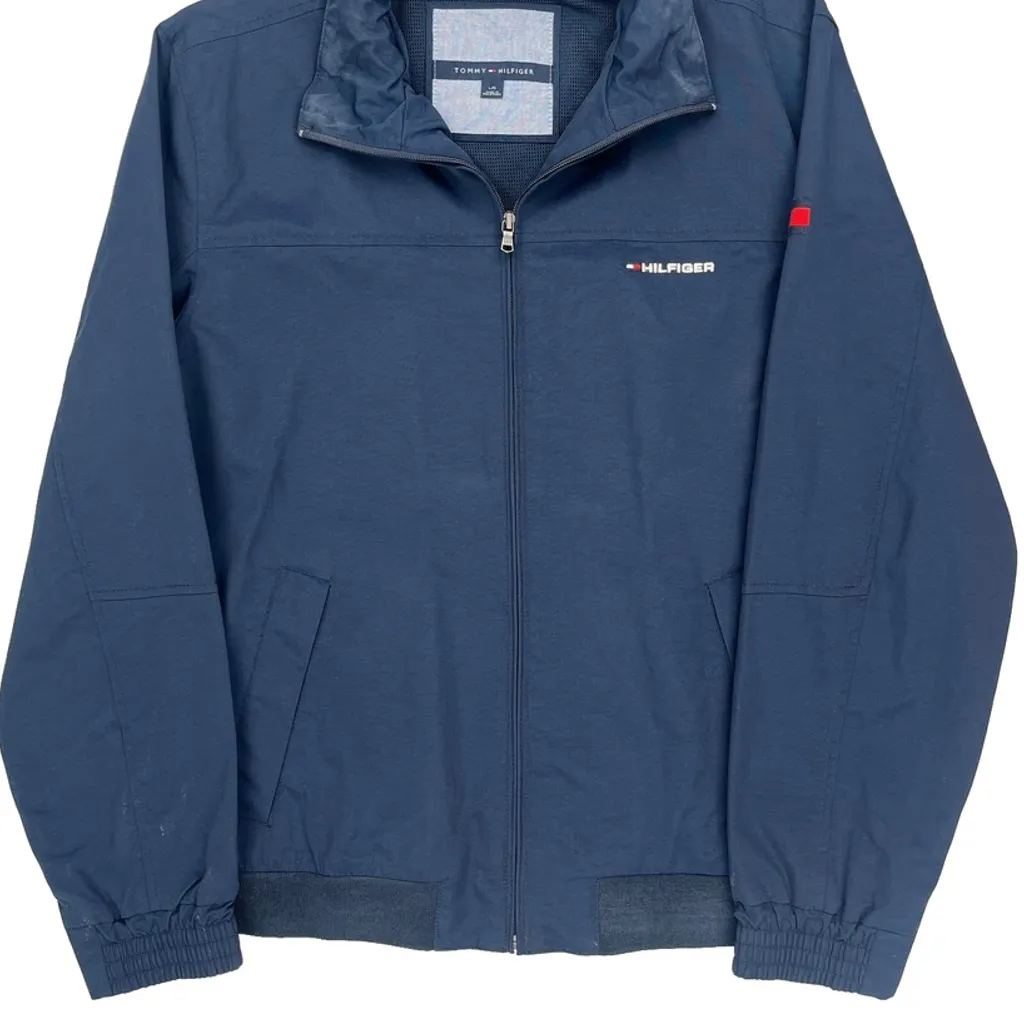 Tommy Hilfiger Windbreaker - Large Blue Polyester - Image 4