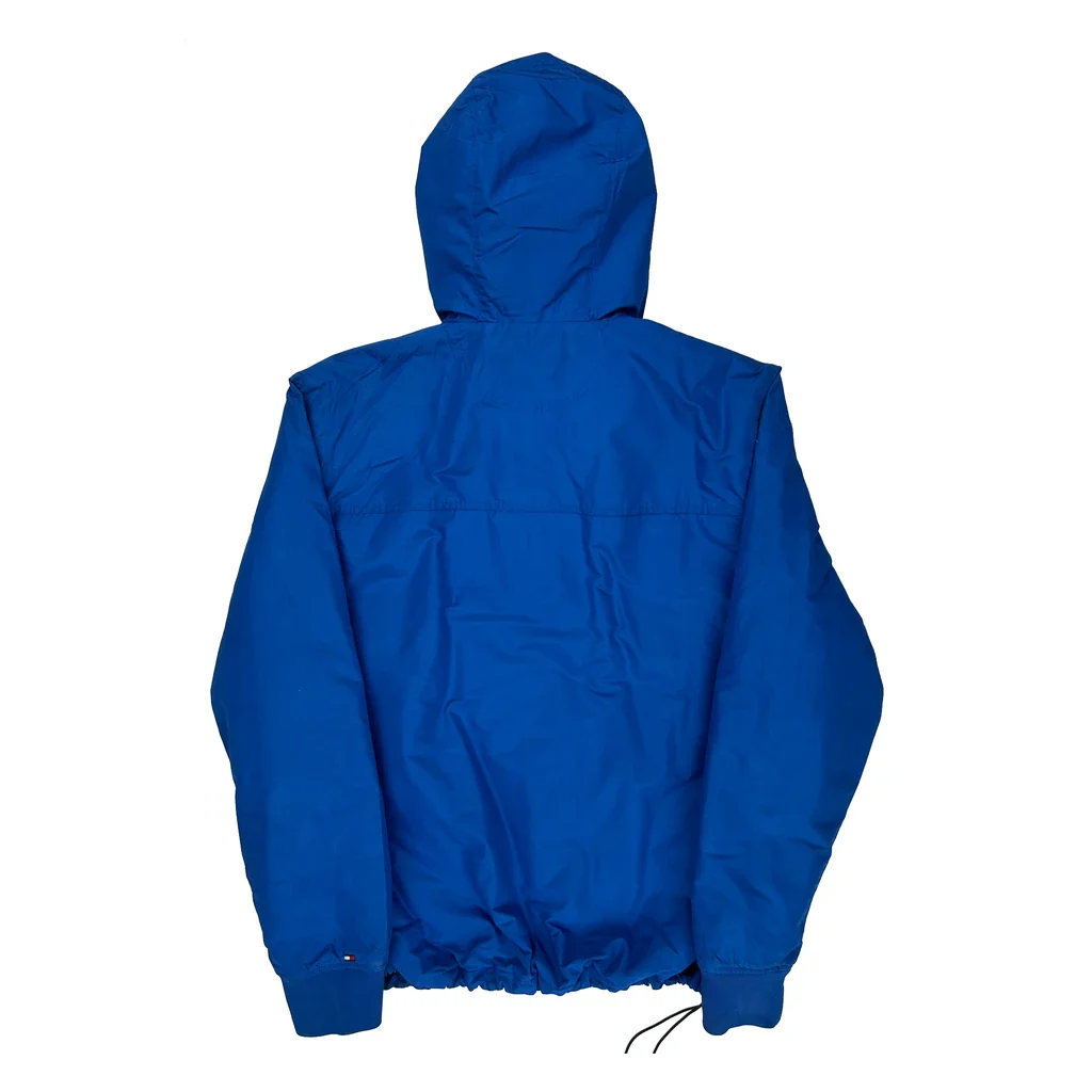 Tommy Hilfiger Spellout Windbreaker - Large Blue Polyester - Image 2
