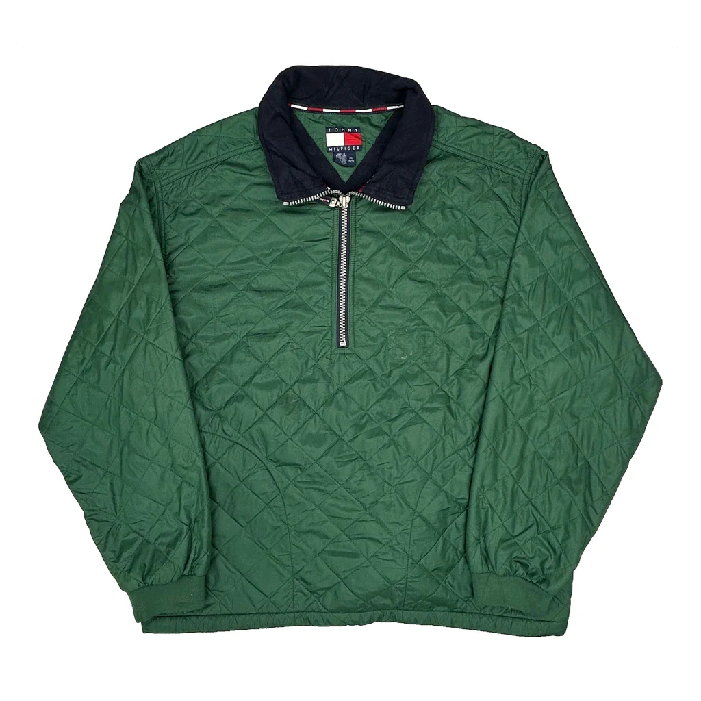 Tommy Hilfiger Windbreaker - XL Green Polyester