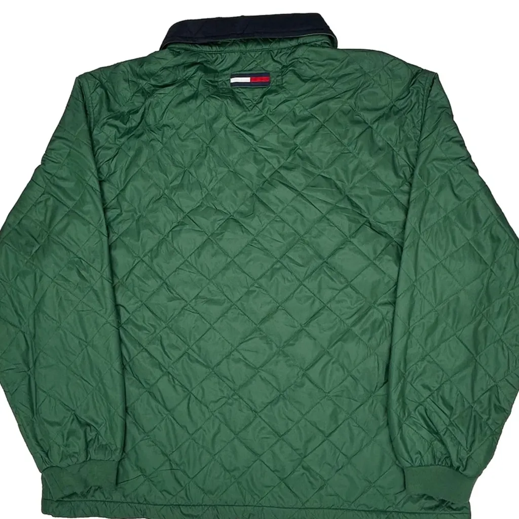 Tommy Hilfiger Windbreaker - XL Green Polyester - Image 7
