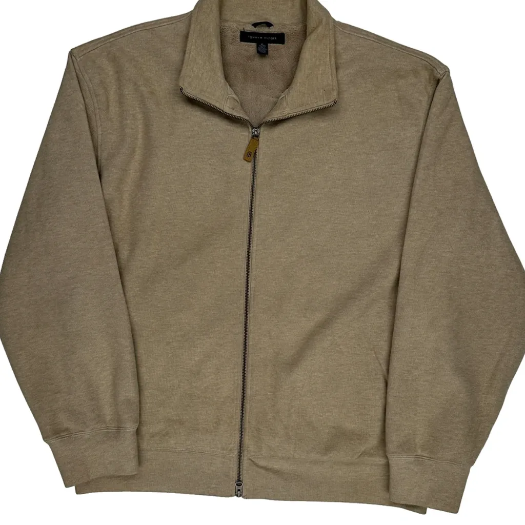 Tommy Hilfiger Zip Up - XL Beige Polyester - Image 5