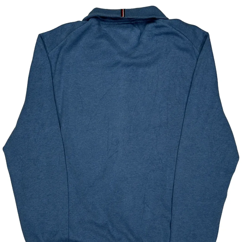Tommy Hilfiger Zip Up - Large Blue Cotton - Image 7