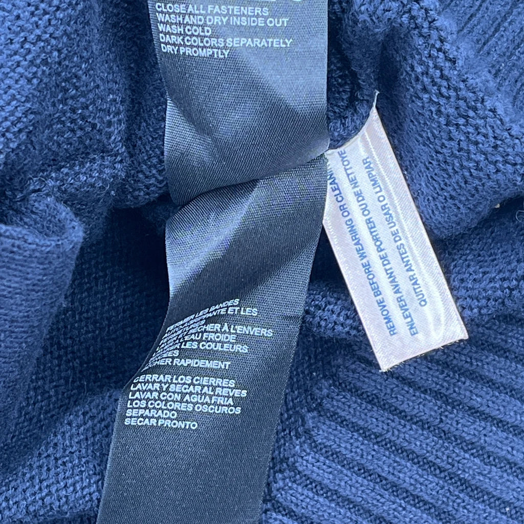 Tommy Hilfiger Zip Up - Medium Blue Cotton - Image 4