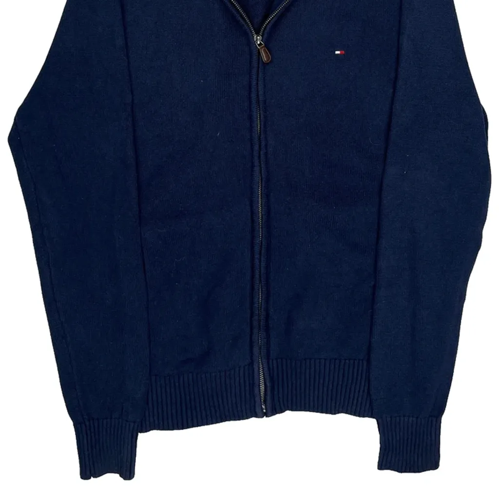 Tommy Hilfiger Zip Up - Medium Blue Cotton - Image 5