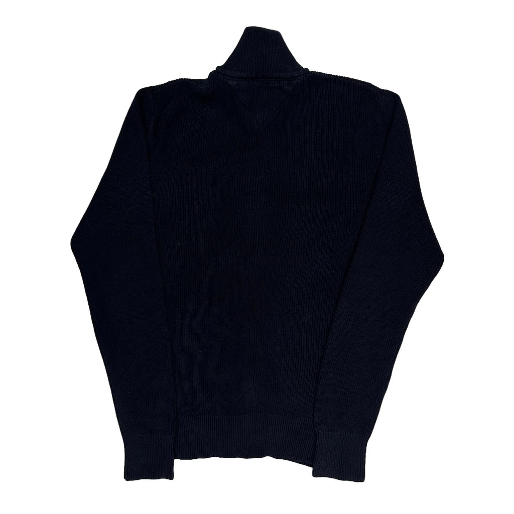 Tommy Hilfiger Zip Up - Small Navy Cotton - Image 2
