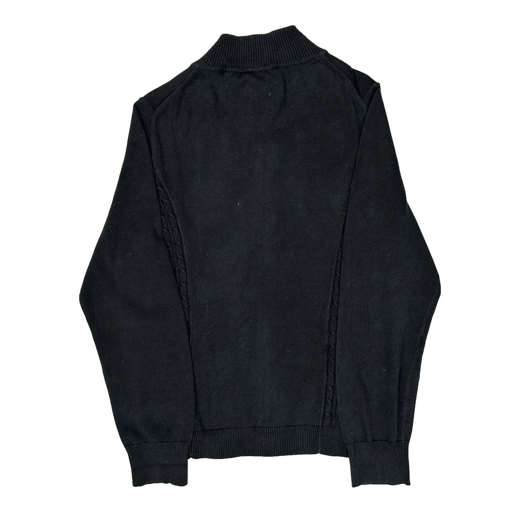 Tommy Hilfiger Zip Up - XL Black Cotton - Image 2
