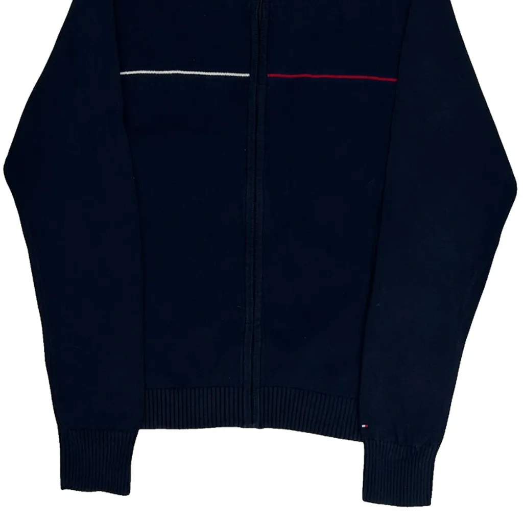 Tommy Hilfiger Zip Up - XL Navy Cotton - Image 4