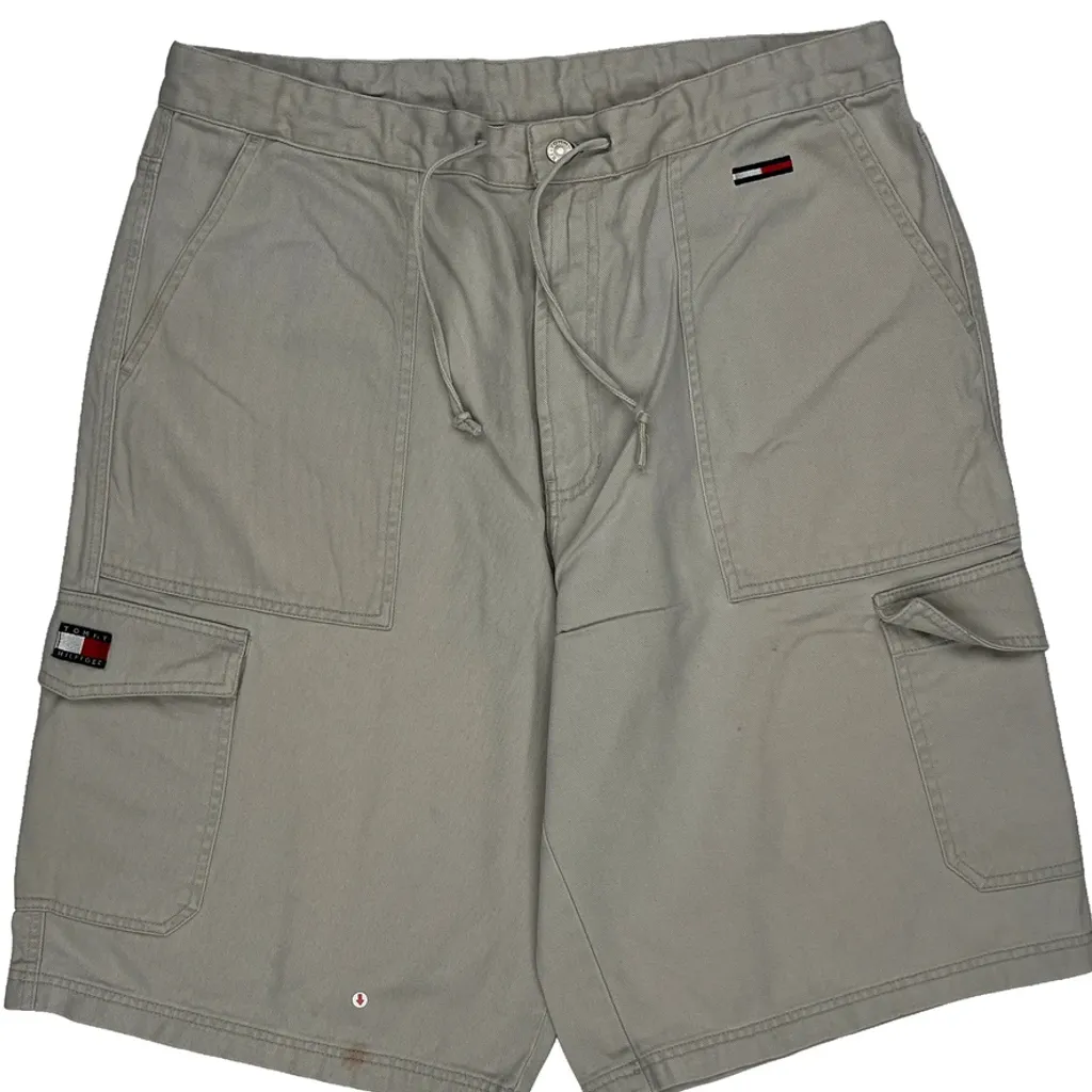 Tommy Jeans Fatigue Cargo Shorts - 35W 9L Grey Cotton - Image 10