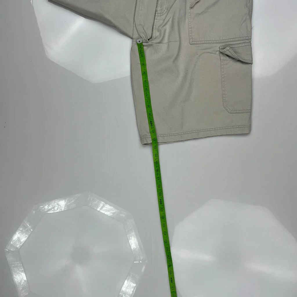 Tommy Jeans Fatigue Cargo Shorts - 35W 9L Grey Cotton - Image 6