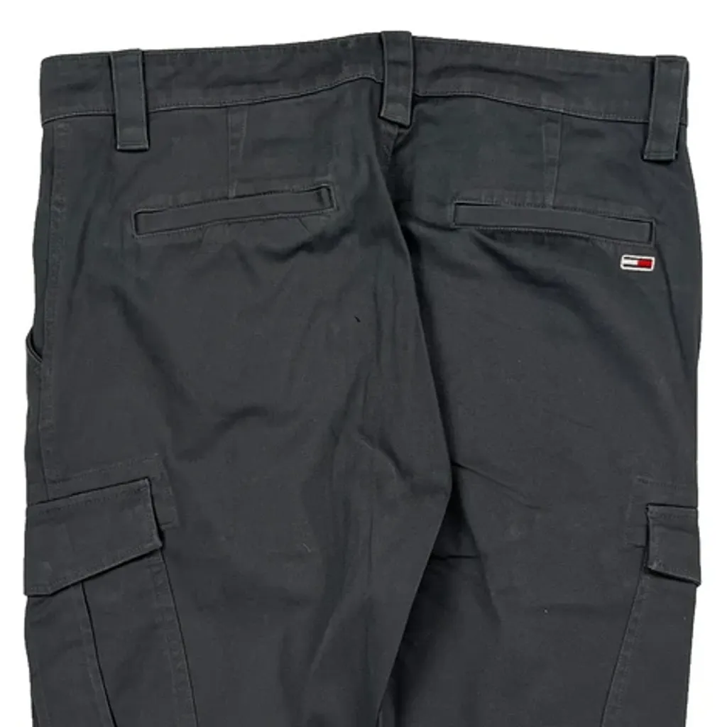 Tommy Jeans Cargo Trousers - 33W 28L Grey Cotton - Image 8