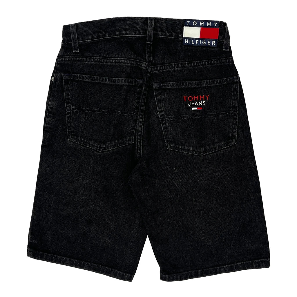 Tommy Jeans Denim Shorts - 29W 11L Black Denim