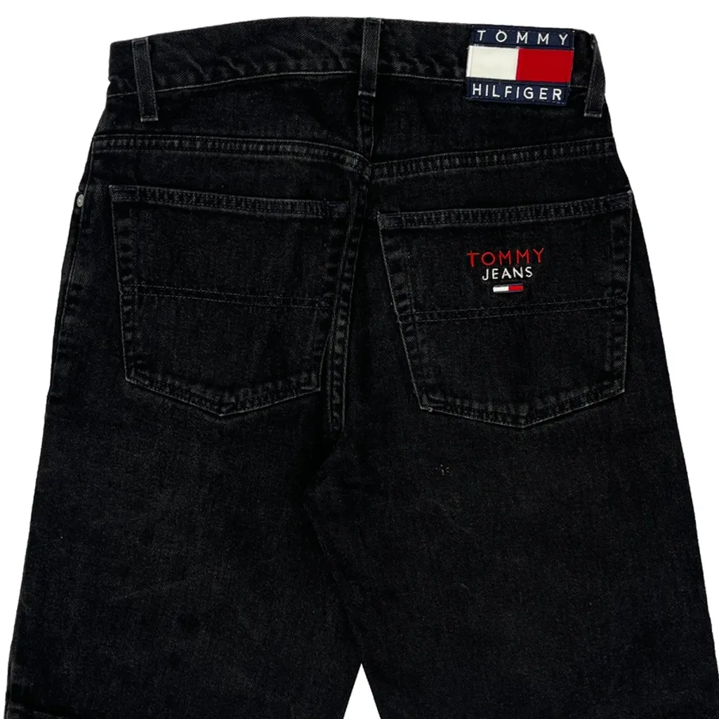Tommy Jeans Denim Shorts - 29W 11L Black Denim - Image 8