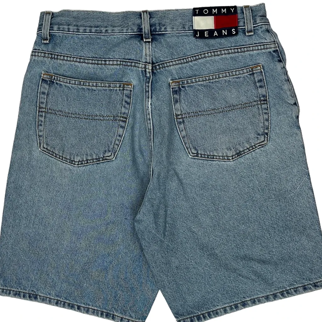 Tommy Jeans Denim Shorts - 31W 10L Blue Denim - Image 7