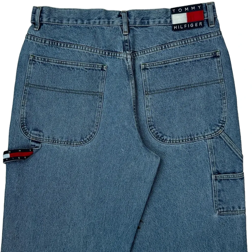 Tommy Jeans Denim Shorts - 34W 15L Blue Denim - Image 7