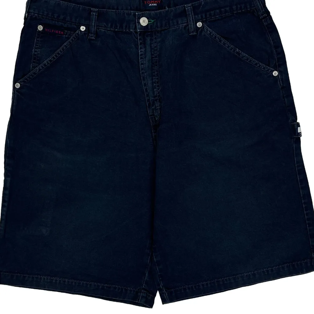 Tommy Jeans Baggy Carpenter Denim Shorts - 34W 10L Blue Denim - Image 8