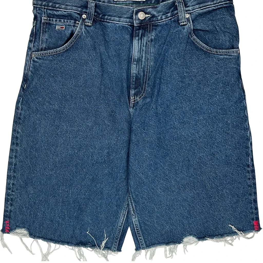 Tommy Jeans Denim Shorts - 38W 10L Blue Denim - Image 10