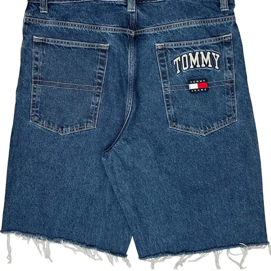 Tommy Jeans Denim Shorts - 38W 10L Blue Denim - Image 8