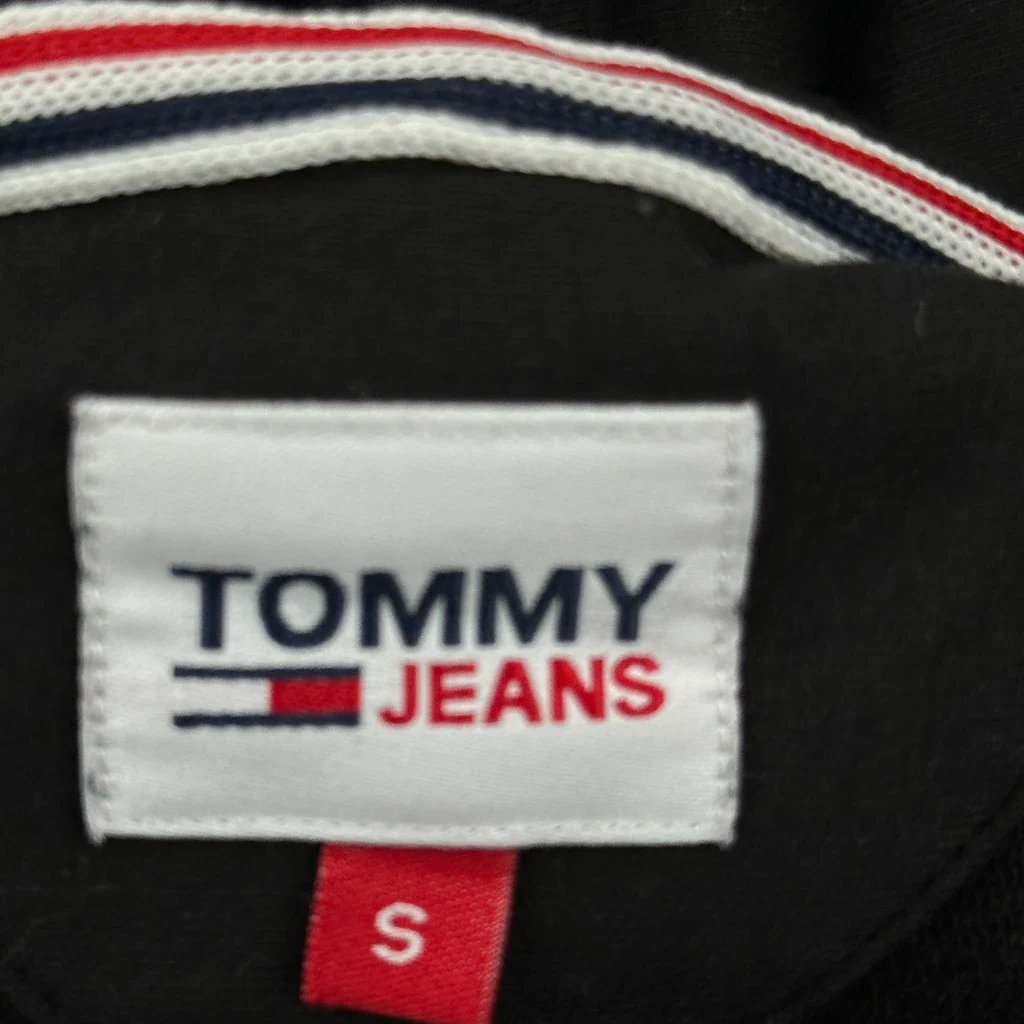 Tommy Jeans Hoodie - Small Black Cotton - Image 3
