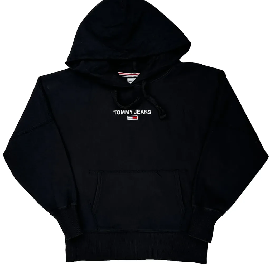 Tommy Jeans Hoodie - Small Black Cotton - Image 4