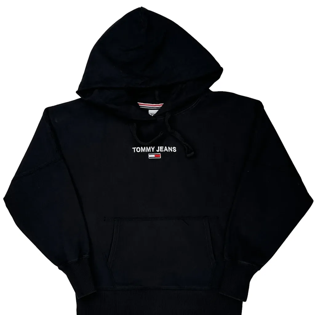 Tommy Jeans Hoodie - Small Black Cotton - Image 5