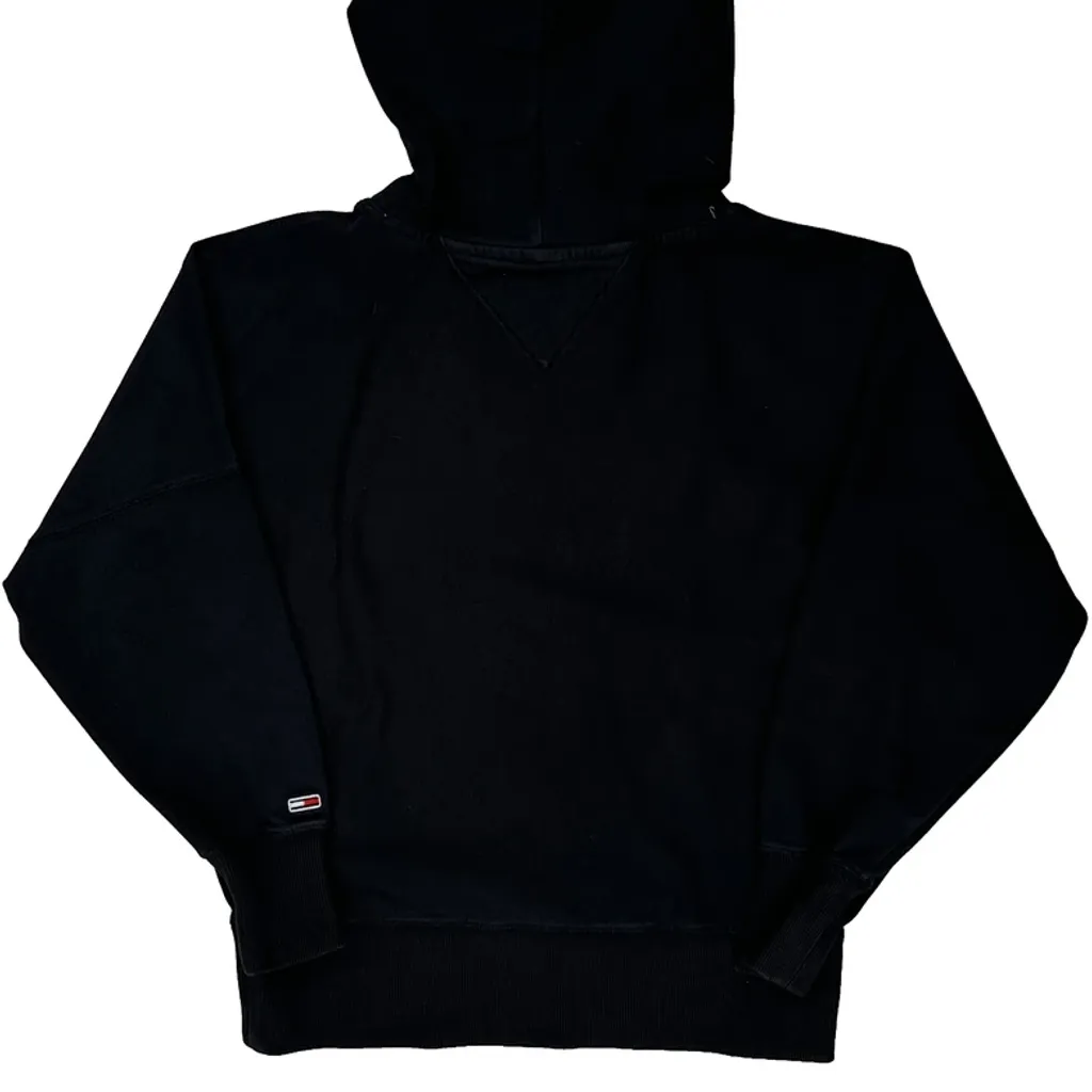 Tommy Jeans Hoodie - Small Black Cotton - Image 6