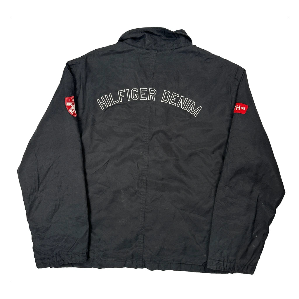 Tommy Jeans Spellout Jacket - XL Black Polyester - Image 2