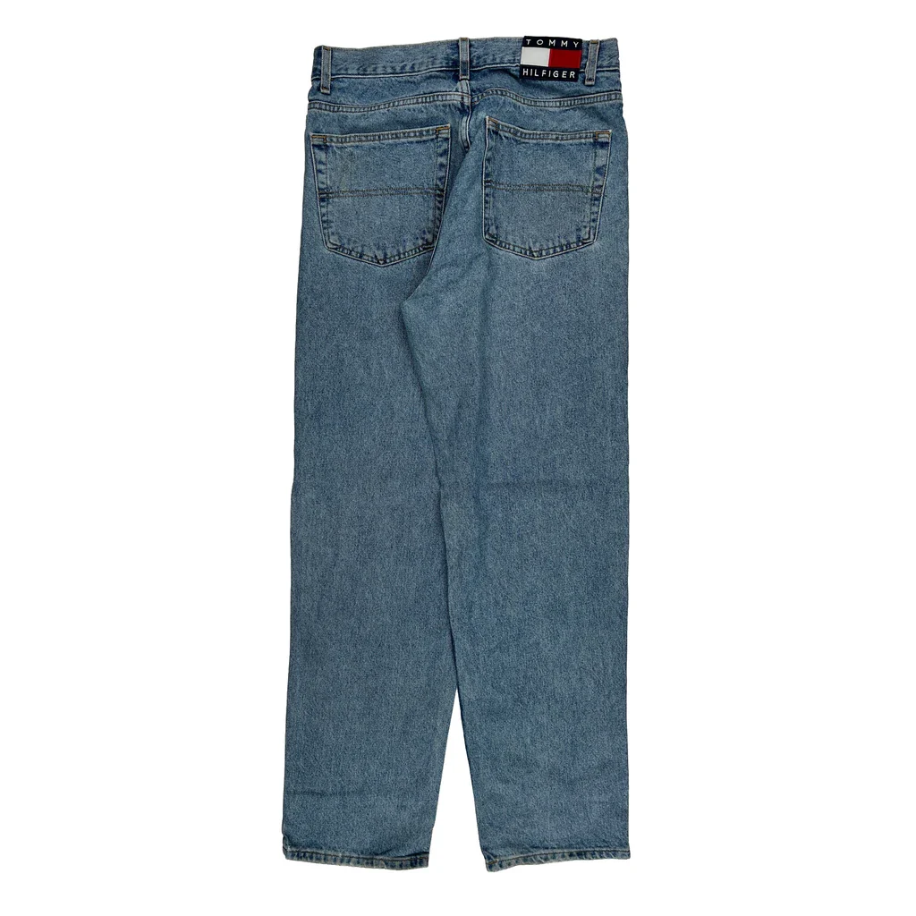 90s Tommy Jeans - 33W 32L Blue Denim