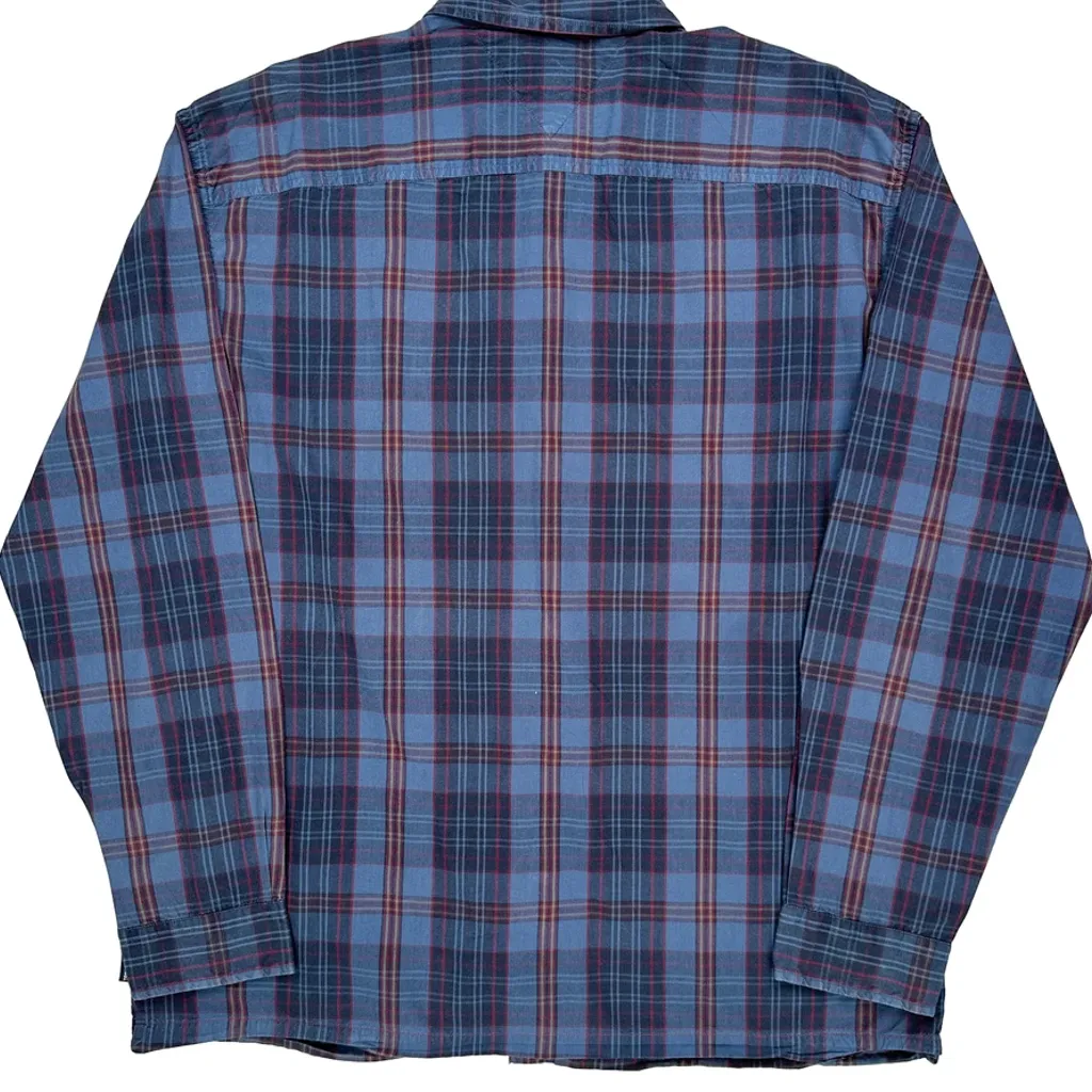 Tommy Jeans Checked Shirt - Large Blue Cotton - Image 7