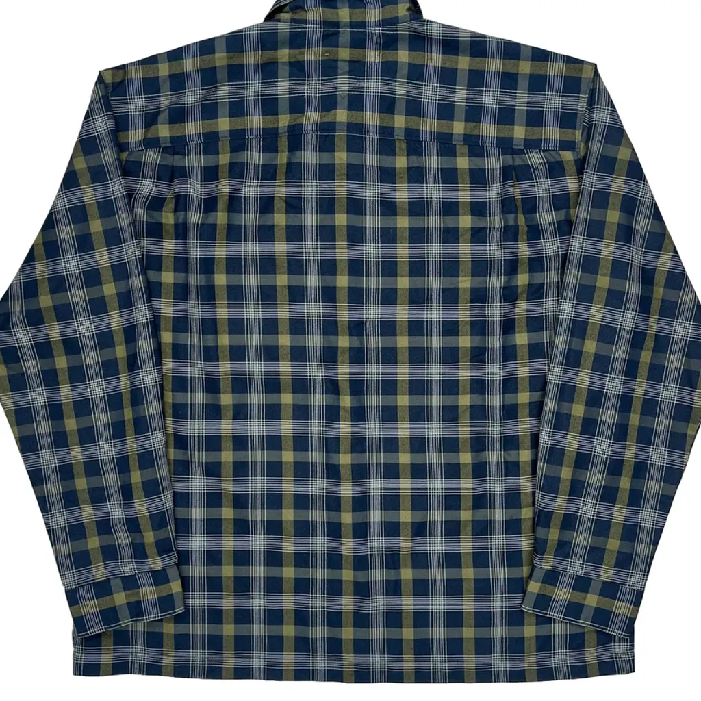 Tommy Jeans Checked Shirt - 2XL Blue Polyester Blend - Image 7