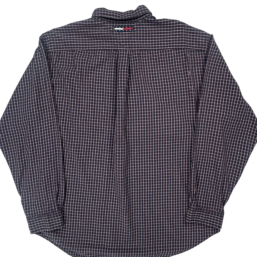Tommy Jeans Checked Shirt - XL Navy Cotton - Image 6