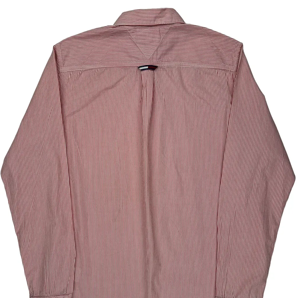 Tommy Jeans Striped Shirt - Small Red Cotton - Image 7