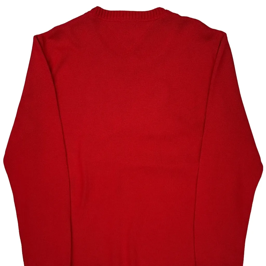 Tommy Jeans Sweater - XL Red Cotton - Image 7