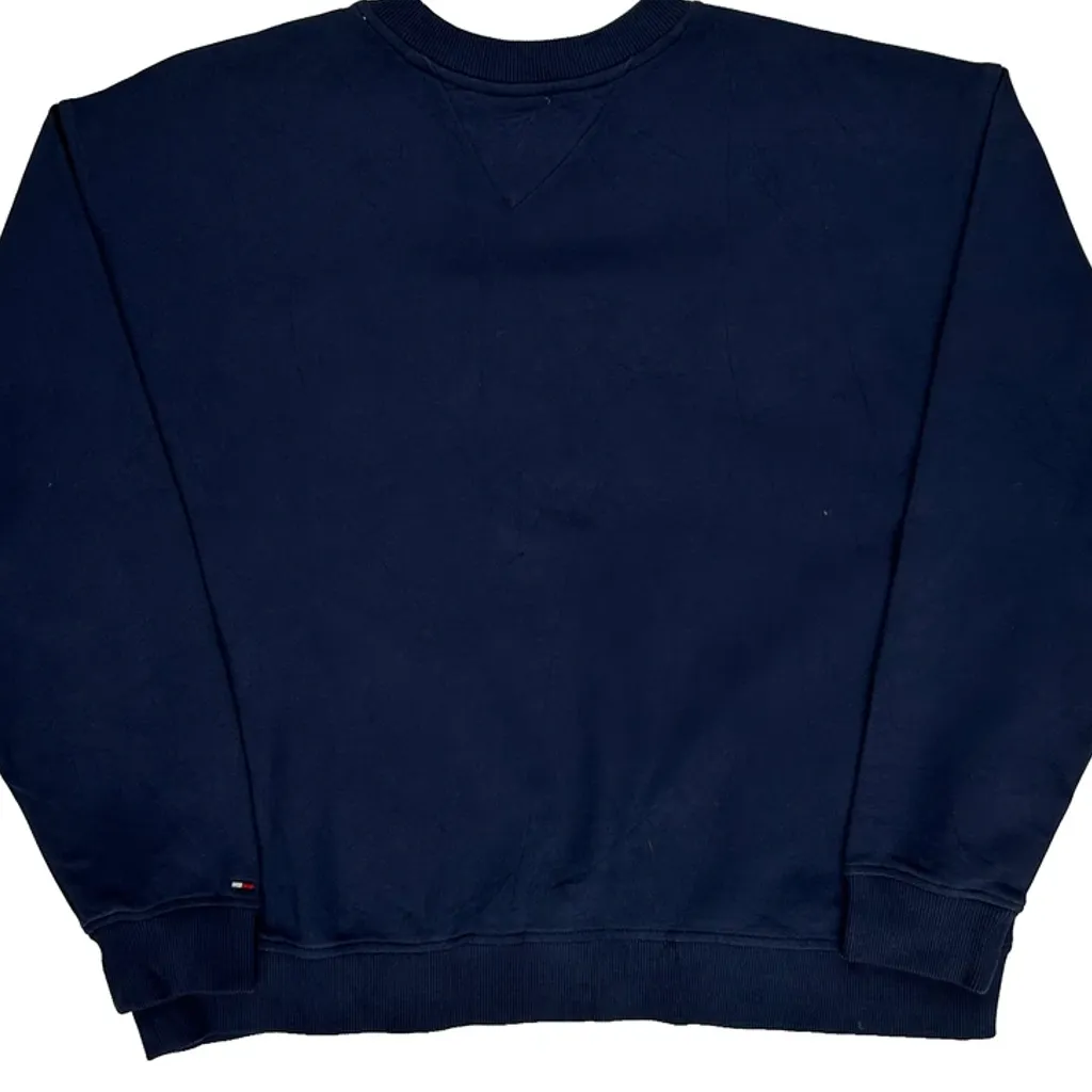 Tommy Jeans Spellout Sweatshirt - Medium Navy Cotton - Image 6