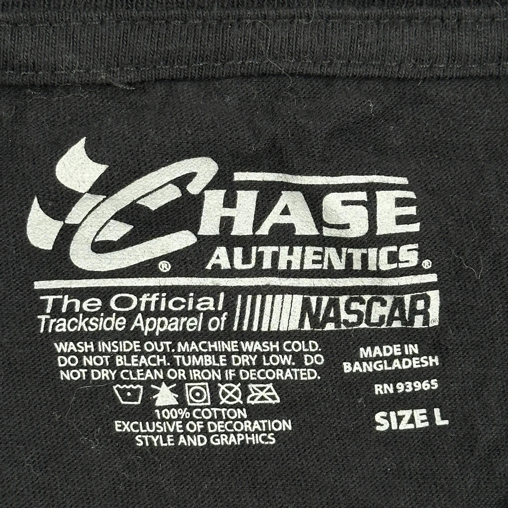 Tony Stewart Chase Authentics Nascar T-Shirt - Large Black Cotton - Image 3