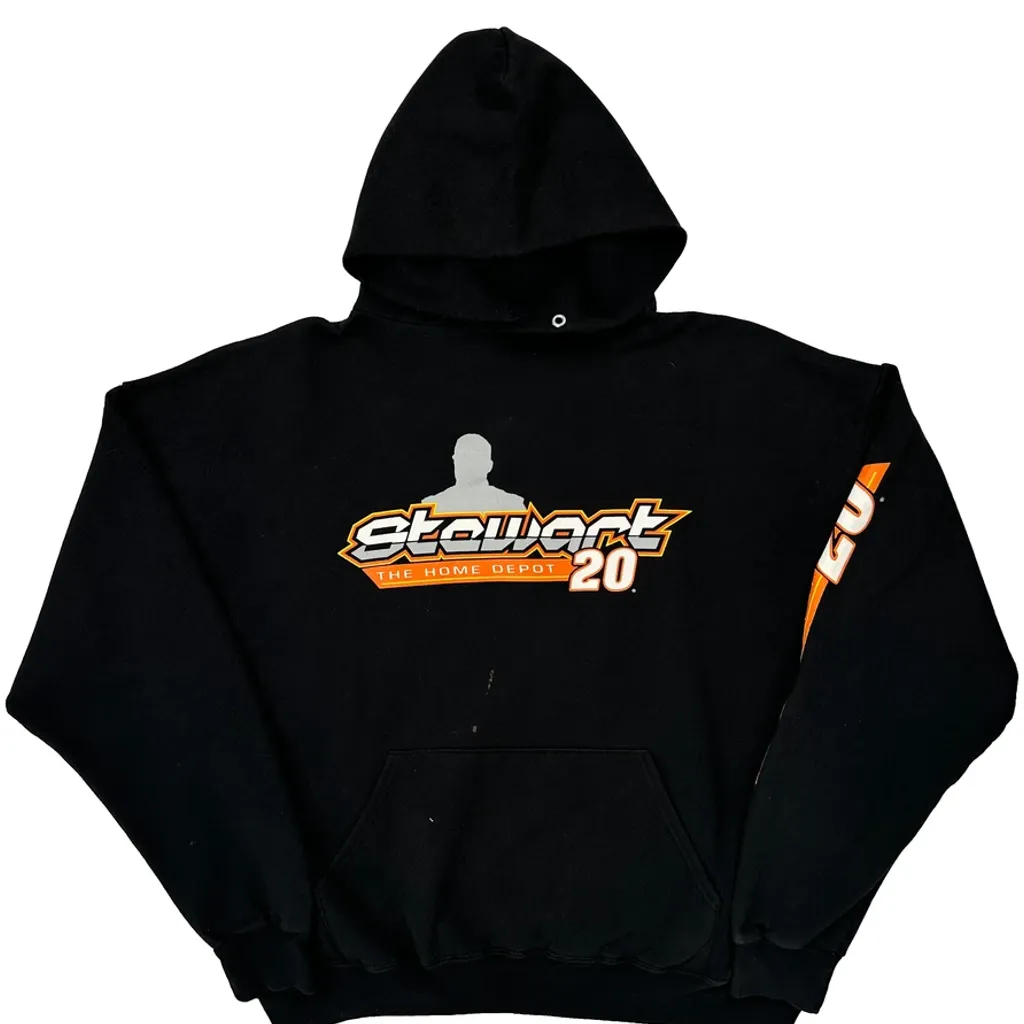 Tony Stewart Winners Circle Nascar Hoodie - XL Black Polyester Blend - Image 5