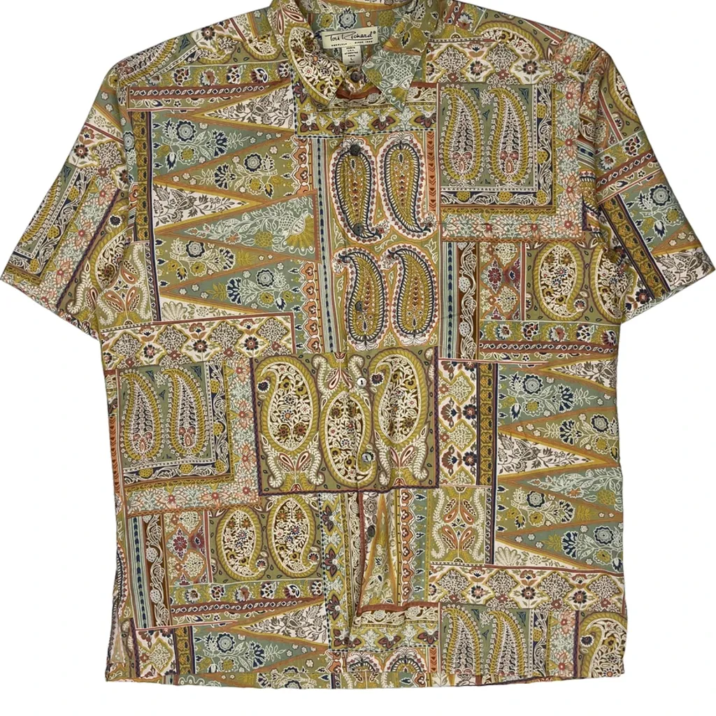 Tori Richard Hawaiian Shirt - Large Multicoloured Cotton - Image 4