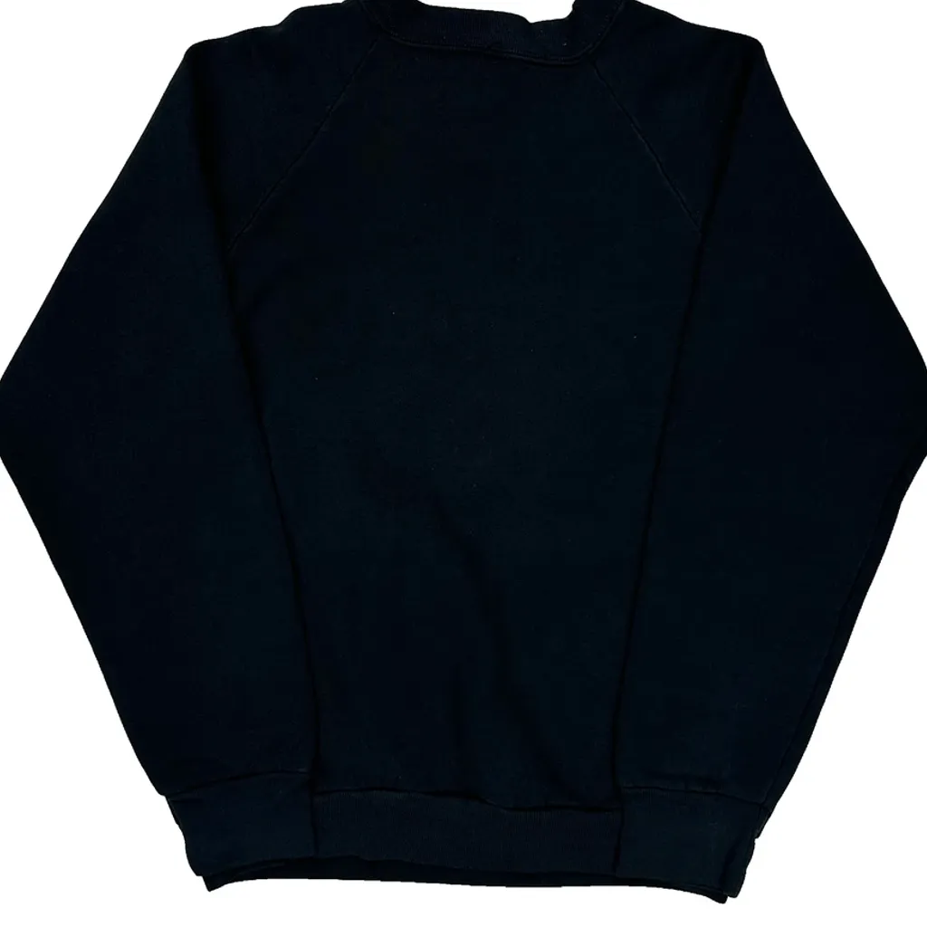 Toronto Blue Jays Fruit Of The Loom Graphic Long Sleeve T-Shirt - Medium Black Cotton Blend - Image 6