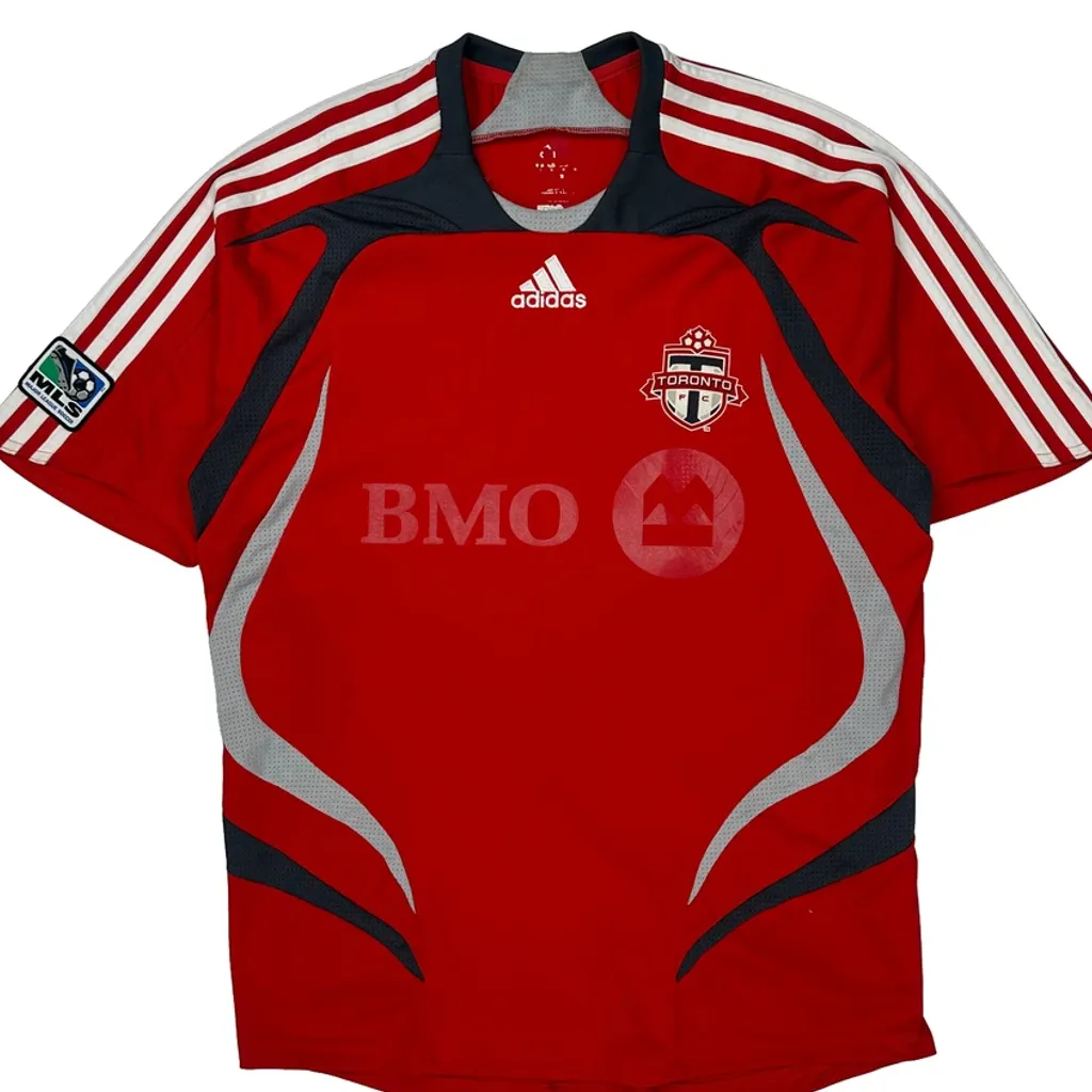 Toronto Fc Adidas Football Shirt - Medium Red Polyester - Image 4