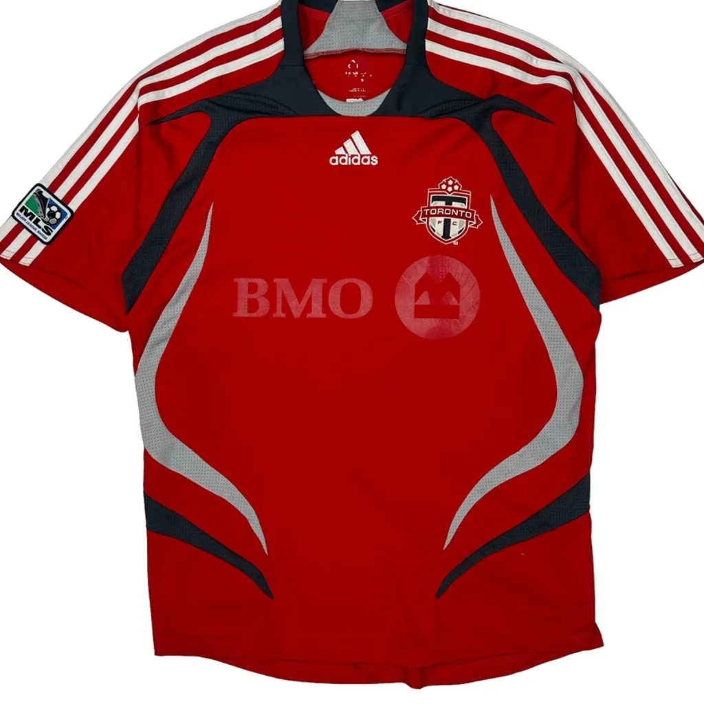 Toronto Fc Adidas Football Shirt - Medium Red Polyester - Image 5